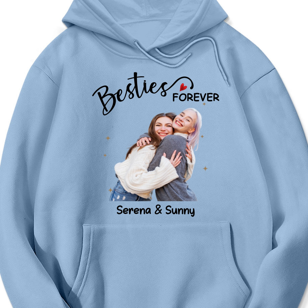 Custom Besties Photo Remove Background Personalized Shirt