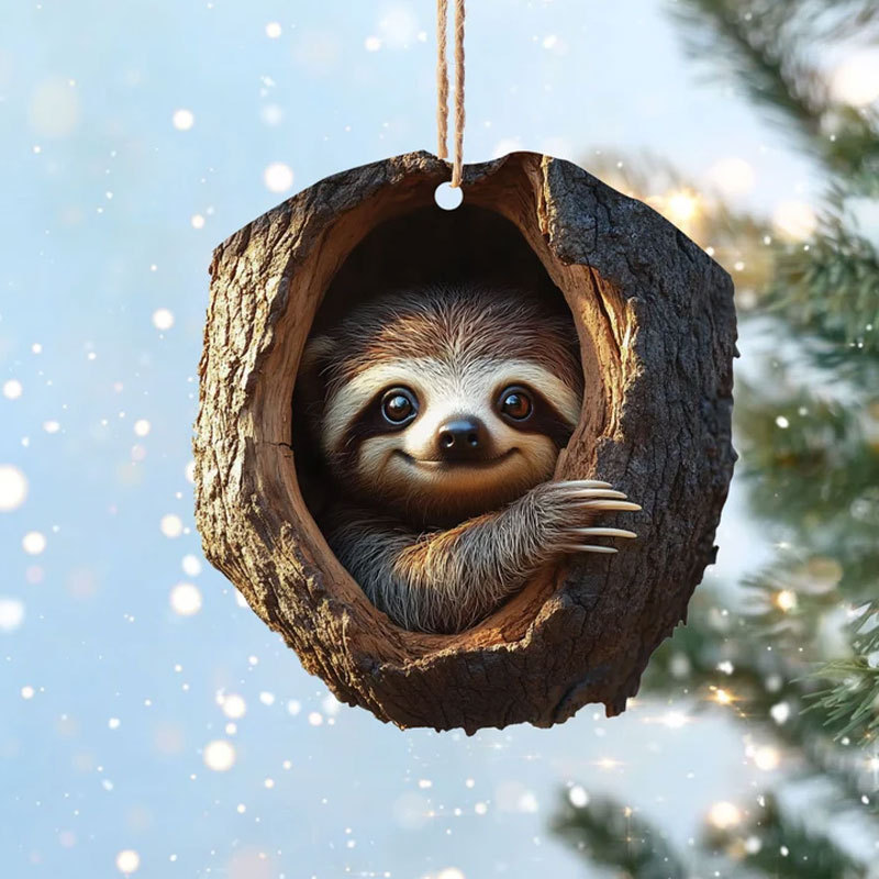 Forest Animal Christmas Ornament