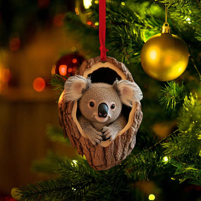 Forest Animal Christmas Ornament