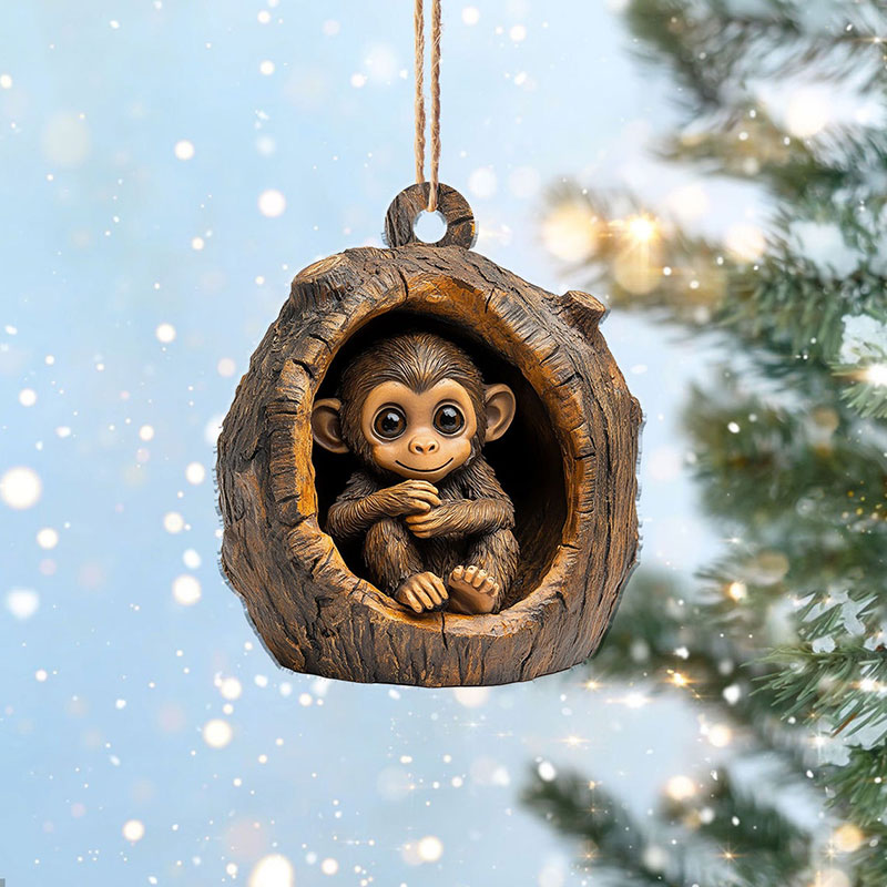 Forest Animal Christmas Ornament