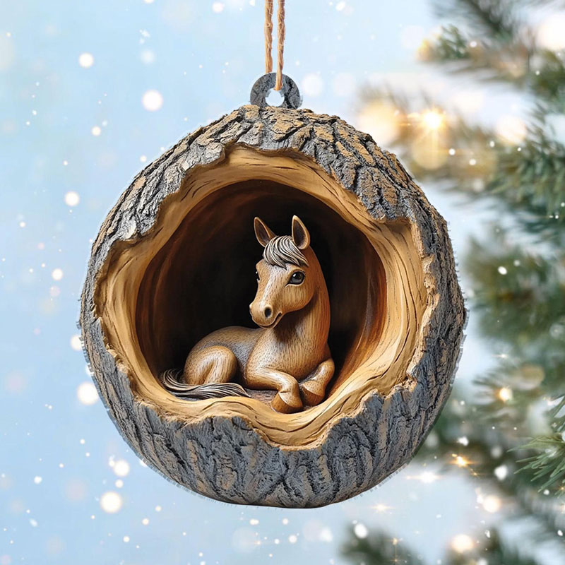 Forest Animal Christmas Ornament