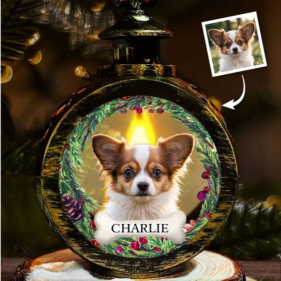 Custom Photo Your Furry Friend Always Lights Up Your Day - Dog & Cat Personalized Custom Candlelight Lantern Ornament - Christmas Gift For Pet Owners, Pet Lovers