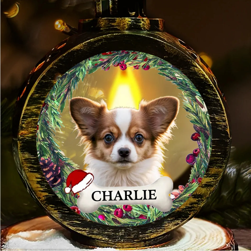 Custom Photo Your Furry Friend Always Lights Up Your Day - Dog & Cat Personalized Custom Candlelight Lantern Ornament - Christmas Gift For Pet Owners, Pet Lovers